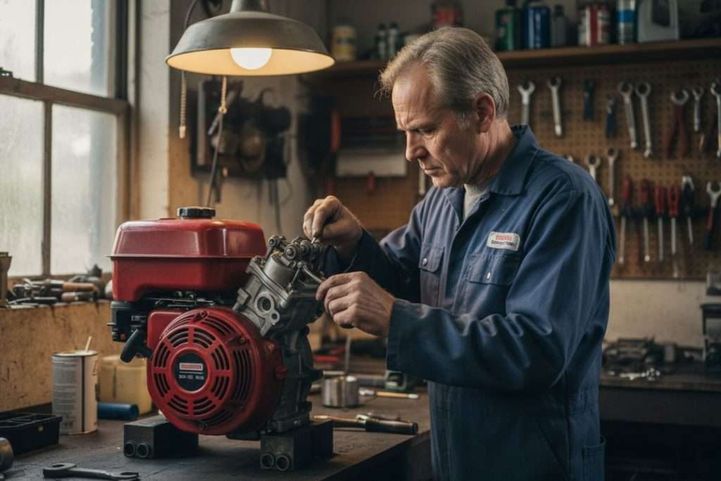 Tableau réglage soupape moteur Briggs et Stratton